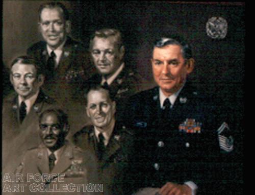 CMSGT OF THE AIR FORCE JAMES M MCCOY AND PREDECESSORS 3 APRIL 1967 - PRESENT